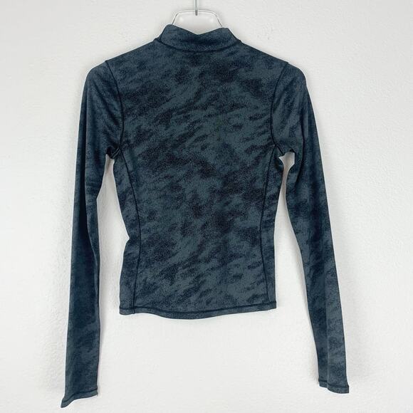 The North Face Shirt Womens Small Sunset Pass Jacquard Long Sleeve Mock Neck Top - Picture 2 of 10